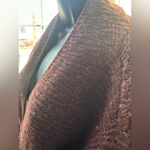 Eileen Fisher 100% baby alpaca open front cardigan - Picture 3 of 10